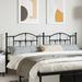 vidaXL Metal Headboard Black/White multisize