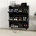 2-Turn Blister Shoe Cabinet Storage Cabinet 24 Pair Shoe Storage