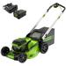 Greenworks 60V 21 Cordless Brushless Lawn Mower with 5.0Ah Battery & Charger