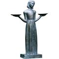 Potina Outdoor Garden Sculpture - Savannah s Bird Girl Statue (Large - 37 )