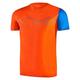 Black Crevice Herren Merino T-Shirt,orange/Blue, XXL