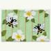 Honey Bees Novelty Indoor & Outdoor Rectangular Area Rug - Multi Color - 20 x 30 in.