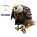 BAMILL Fake Owls Decoy Scare Birds Control Away Home Garden Owls Statue Decor