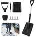 Portable Snow Shovel Kit Aluminum Alloy ABS Snow Shovel for Truck Car Camping Outdoor Activity