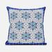 16 x 16 in. Medallion Broadcloth Indoor & Outdoor Blown & Closed Pillow - Multi Color