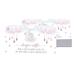 Unicorn Diaper Raffle Tickets (25 Pack) Girls Baby Shower Games - Invitation Insert Cards Star and Moon - Paper Clever Party