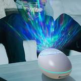 Weloille Projection Night Bluetooth Audio Colorful Ocean Remote Control Upgraded Music LED Projection Bluetooth Audio