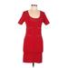 Alexander Wang Cocktail Dress - Mini: Red Dresses - Women's Size Medium