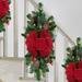 Christmas Decoration Led Wreath Garland For Xmas Ornament New With LED Lighted Staircase Christmas Decoration Style-B
