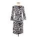 Nicole Miller Artelier Casual Dress: Black Jacquard Dresses - Women's Size 6