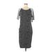 Lularoe Casual Dress: Gray Dresses - Women's Size Medium