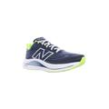 Extra Wide Width Men's New Balance FuelCell Walker Elite Shoe by New Balance in Navy Neon White (Size 12 EW)