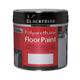 Professional Polyurethane Floor Paint Tile Red 1 litre BKFPFPTR1L - Red - Blackfriar