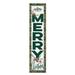 Cal Poly Mustangs 12'' x 48'' Outdoor Merry Christmas Leaner