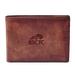 Fossil Brown Big Sandy Community and Technical College Derrick Front Pocket Bifold Wallet