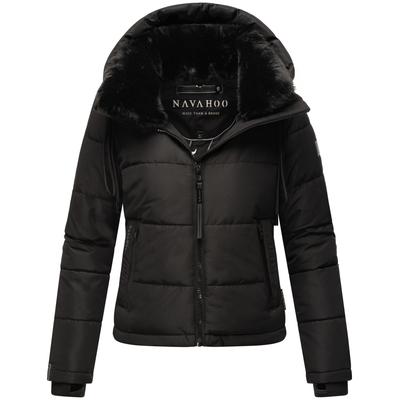 Steppjacke NAVAHOO "Mit Liebe XIV", Damen, Gr. L (40), schwarz, Obermaterial: 100% Polyester, Futter: 100% Polyester, Wattierung: 100% Polyester, Ärmelfutter: 100% Polyester, modisch, figurumspielend hüftbedeckend, hoch geschlossener Ausschnitt,... Image