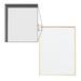 Peter Pepper Tactics® Wall Mounted Whiteboard Porcelain/Wood in White/Black | 36 H x 48 W in | Wayfair PDQ-TC4836-5-Black