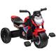 AIYAPLAY 3 in 1 Baby Trike, Tricycle, Balance Bike, Sliding Car, for ages 18-36 Months, 3-Wheel Motorcycle Design Ride On, Tricycle for Boys and Girls, with Headlights, Music, Horn - Red