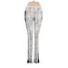Lululemon Athletica Active Pants - Mid/Reg Rise: Silver Activewear - Women's Size 6