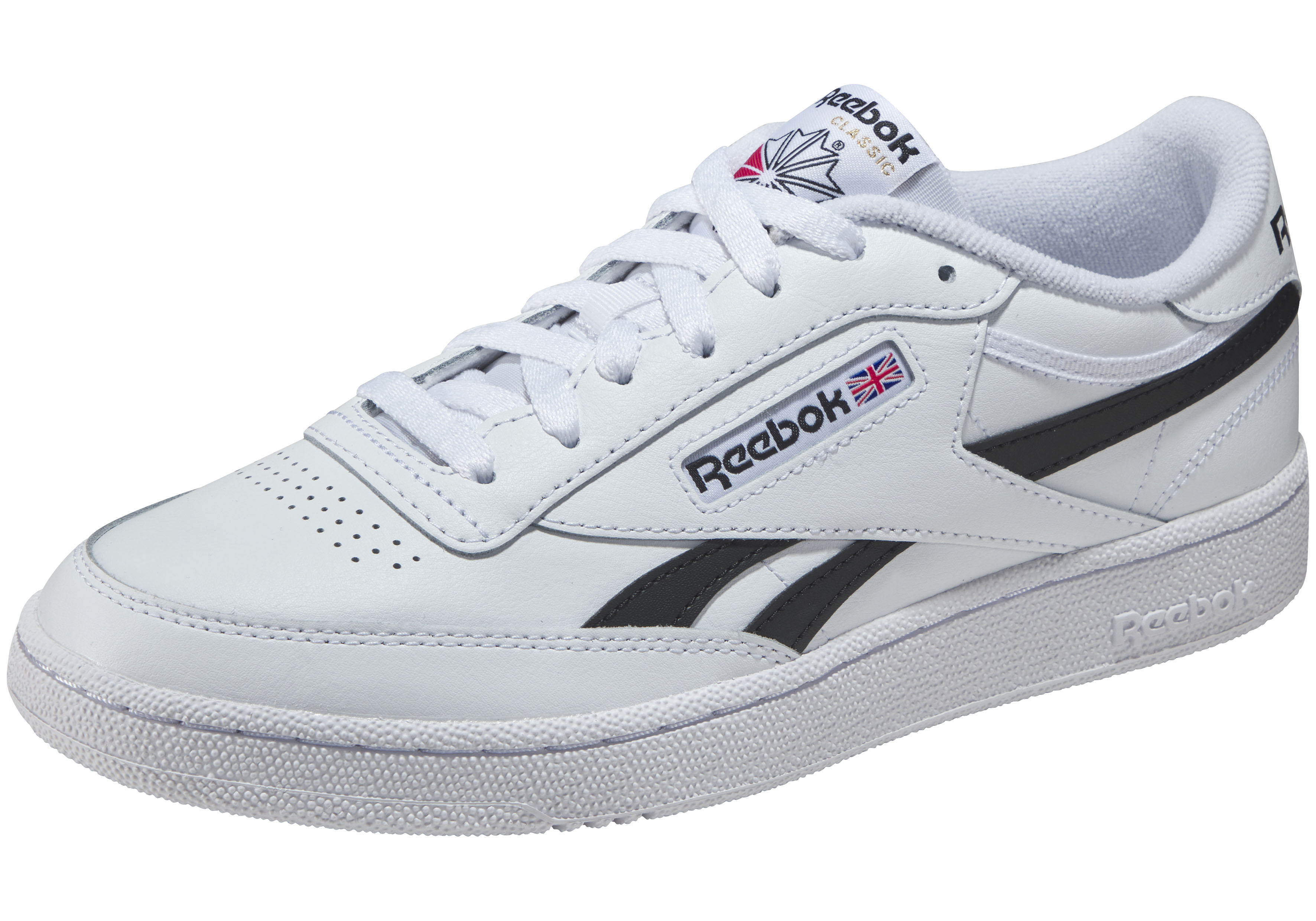 Sneaker REEBOK CLASSIC "Club C Revenge", Herren, Gr. 36,5, weiß, Leder, Synthetik, Schuhe Sneaker