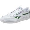 Sneaker REEBOK CLASSIC "Club C Revenge", Gr. 42,5, grün (weiß, grün), Leder, sportlich, Schuhe