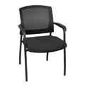 Inbox Zero Knight Multi-Purpose Office Mesh Side Chair or Training Room Chair Upholstered in Black/Gray | 23 W x 22 D in | Wayfair