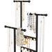 Latitude Run® Jewelry Stand Wood/Metal in White/Brown | 14.1 H x 8 W x 7 D in | Wayfair B9E4360EF14A42C794B057EB44916F5E