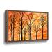 Millwood Pines Fall Leaves & Trees Autumn Composition II Metal in Green | 24 H x 32 W x 2 D in | Wayfair F978C3B59169411DB89CA3F43B422A5C