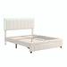 Brayden Studio® Charnessa Queen Storage Platform Bed Wood & /Upholstered/Faux leather in White | 45.7 H x 64.2 W x 82.7 D in | Wayfair