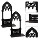 1 pair of Retro Holder Gothic Stand Home Holder Restaurant Decor Sconce Candlestick