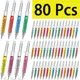 80Pcs Syringe Pens Retractable Fun Nurse Pens Novelty Multi Colors Medical Ballpoint Pens Gifts for