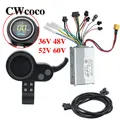 New JP 36V 48V 52V 60V Electric Bicycle Electric Scooter LCD Accelerator 350W 800W Intelligent