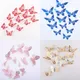12PCS Butterfly Cake Decoration Happy Birthday Cakes Topper Handmade For Wedding Birthday Party Baby