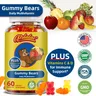 Kids Daily Multivitamin Gummies - Contains Vitamins C D3 & Zinc - Made in the USA Non-GMO Vegan