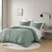 Chelsea Square Hanna Modern Boho Waffle Weave Textured Duvet Cover Set