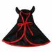 Halloween Pet Hooded Cloak with 28cm Tie Wizard Cape Dress Up Clothes Cosplay Outfit Halloween Costume for Small Dogs Cats