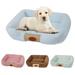 KYAIGUO Winter Fluffy Waterproof Pee Proof Dog Bed Extra Soft and Warm Sherpa Fleece Dog Beds & Furniture Washable Pee Proof Dog Bed Nest