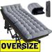 Docred Oversized Folding Camping Cot W/Mat for Adults Heavy Duty Cots with Carry Bag 1200 D Layer Oxford Travel Camp Cots