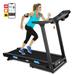 Tikmboex 3.25 HP Incline Treadmill with Incline APP Bluetooth Audio Speakers Folding Treadmills for Running Walking