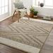 Mark&Day Outdoor Area Rugs 8x10 East Orange Modern Indoor/Outdoor Brown Area Rug (7 10 x 10 )