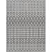 Mark&Day Outdoor Area Rugs 5x7 St Mary Global Indoor/Outdoor Medium Gray Off-White Area Rug (5 3 x 7 )