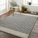 Mark&Day Outdoor Area Rugs 5x7 East Orange Modern Indoor/Outdoor Gray Area Rug (5 3 x 7 )