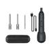 Electric Screwdriver Cordless Screwdriver Carbon Steel Rechargeable Power Screwdriver Set Home Repair Tool for PC Computer 3 Bits Set