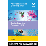 Adobe Photoshop Premiere Elements 2024 Teacher Edition- MAC [Digital Download]