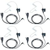 Caroo 1 Pin 2.5MM Nipple Covert Acoustic Tube Earpiece with PTT for Motorola Talkabout MH230R T200 T260