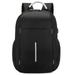 Laptop Backpack Business Travel Slim Laptops Backpack with USB Charging Port College Computer Bag - black