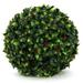 Holly Topiary Ball - 19 Artificial Topiary Plant - Wedding Decor - Indoor/Outdoor Artificial Plant Ball - Topiary Tree Substitute (2 Balls Holly)