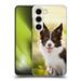 Head Case Designs Popular Dog Breeds Brown Border Collie In Summer Hard Back Case Compatible with Samsung Galaxy S23 5G