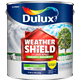 Dulux Paint Mixing Weathershield Smooth Masonry Paint Muted Gold, 5L