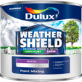 Dulux Paint Mixing Weathershield Quick Dry Exterior Satin Pamplona Purple 6, 1L